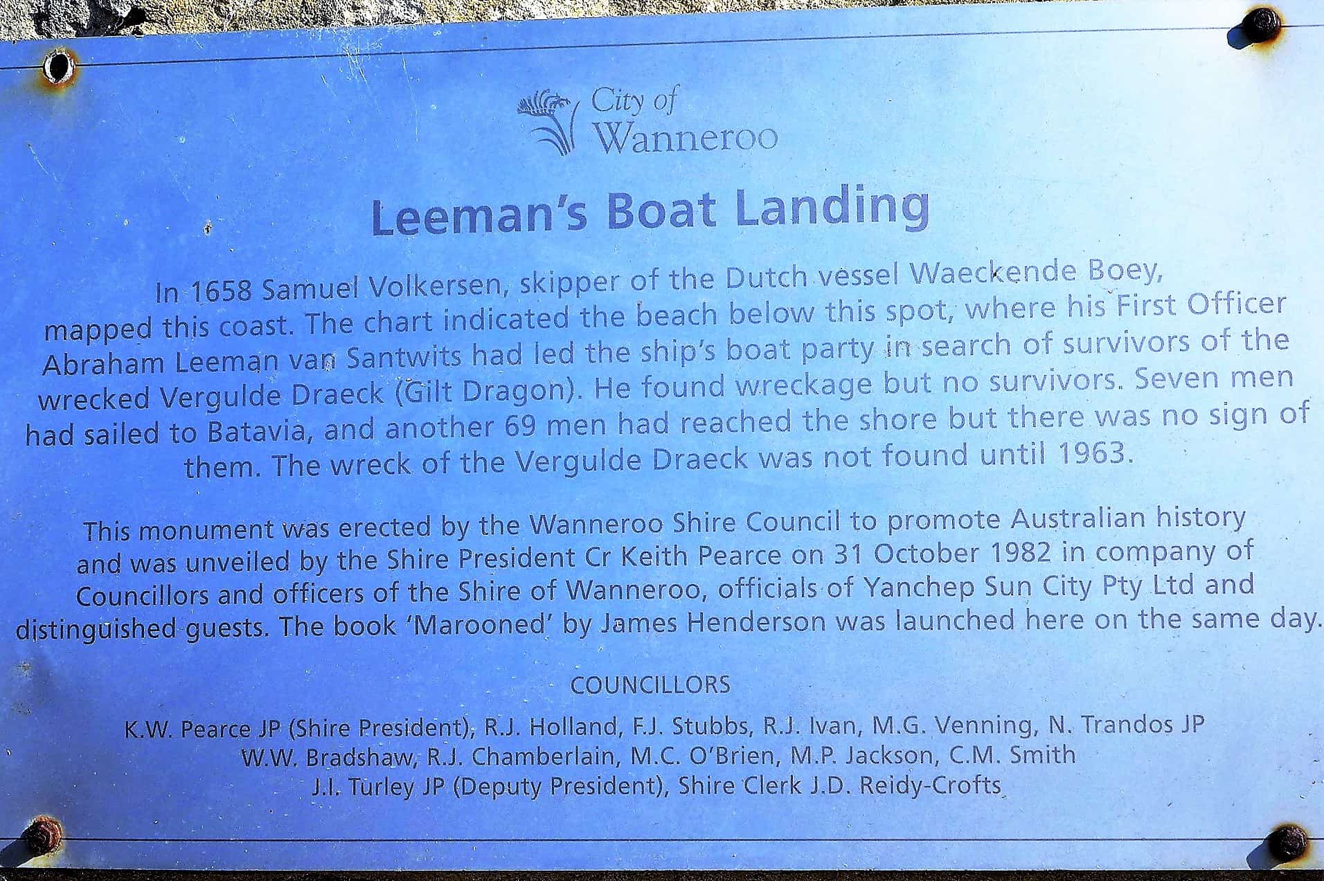 Leeman's boat landing