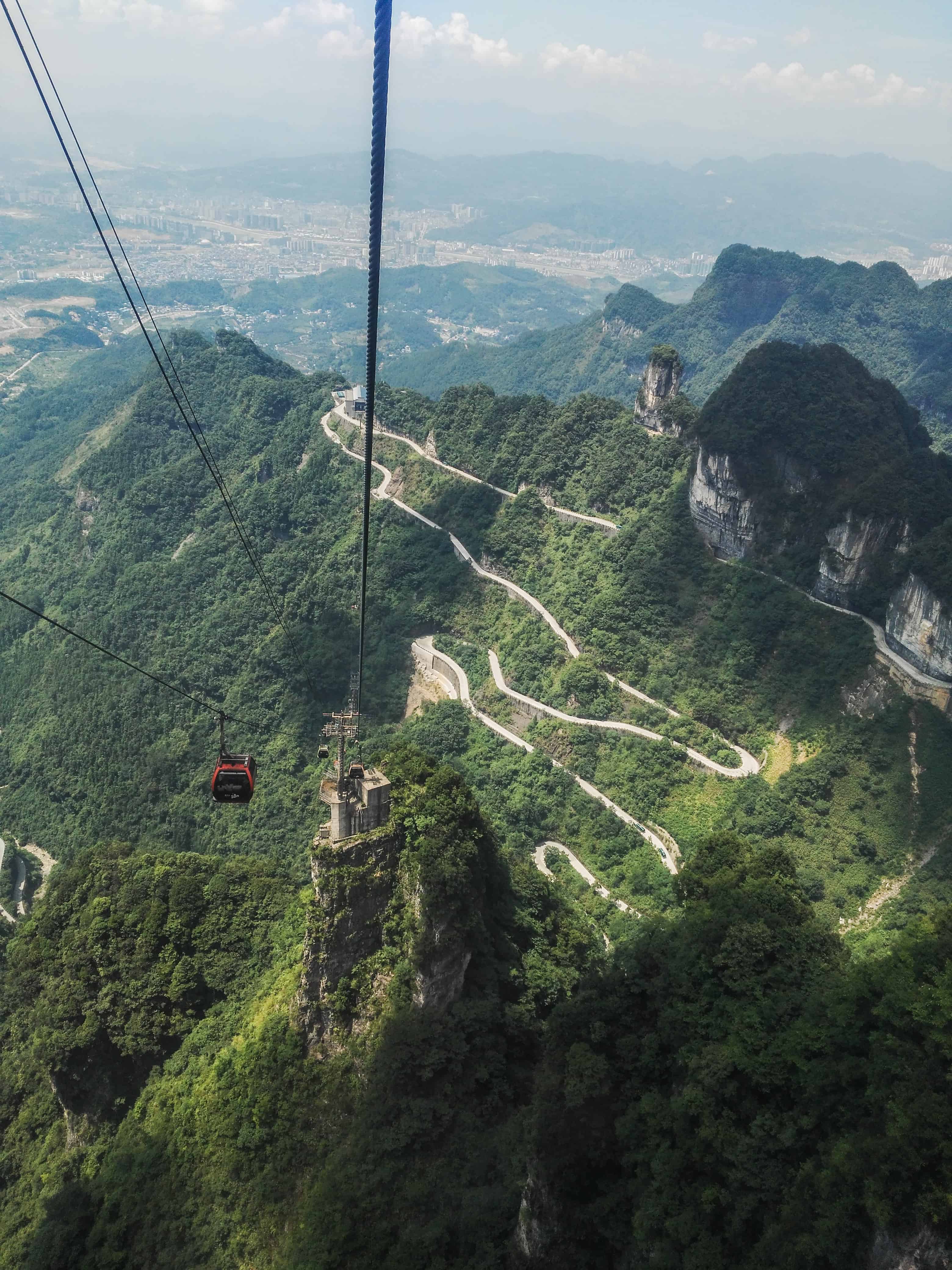 Tianmen Mountain, cable car