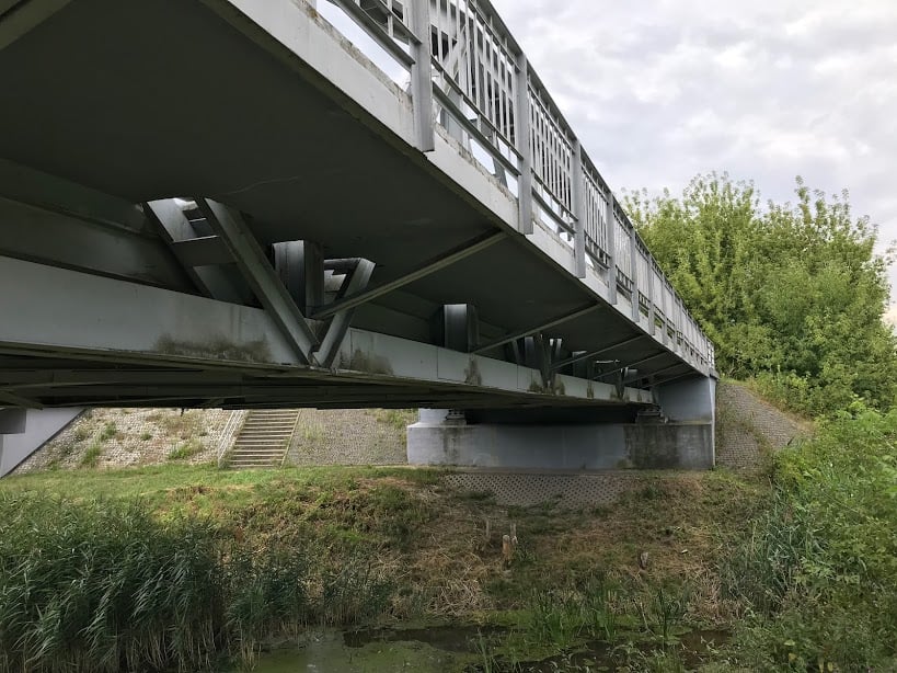 most spawany na Słudwi