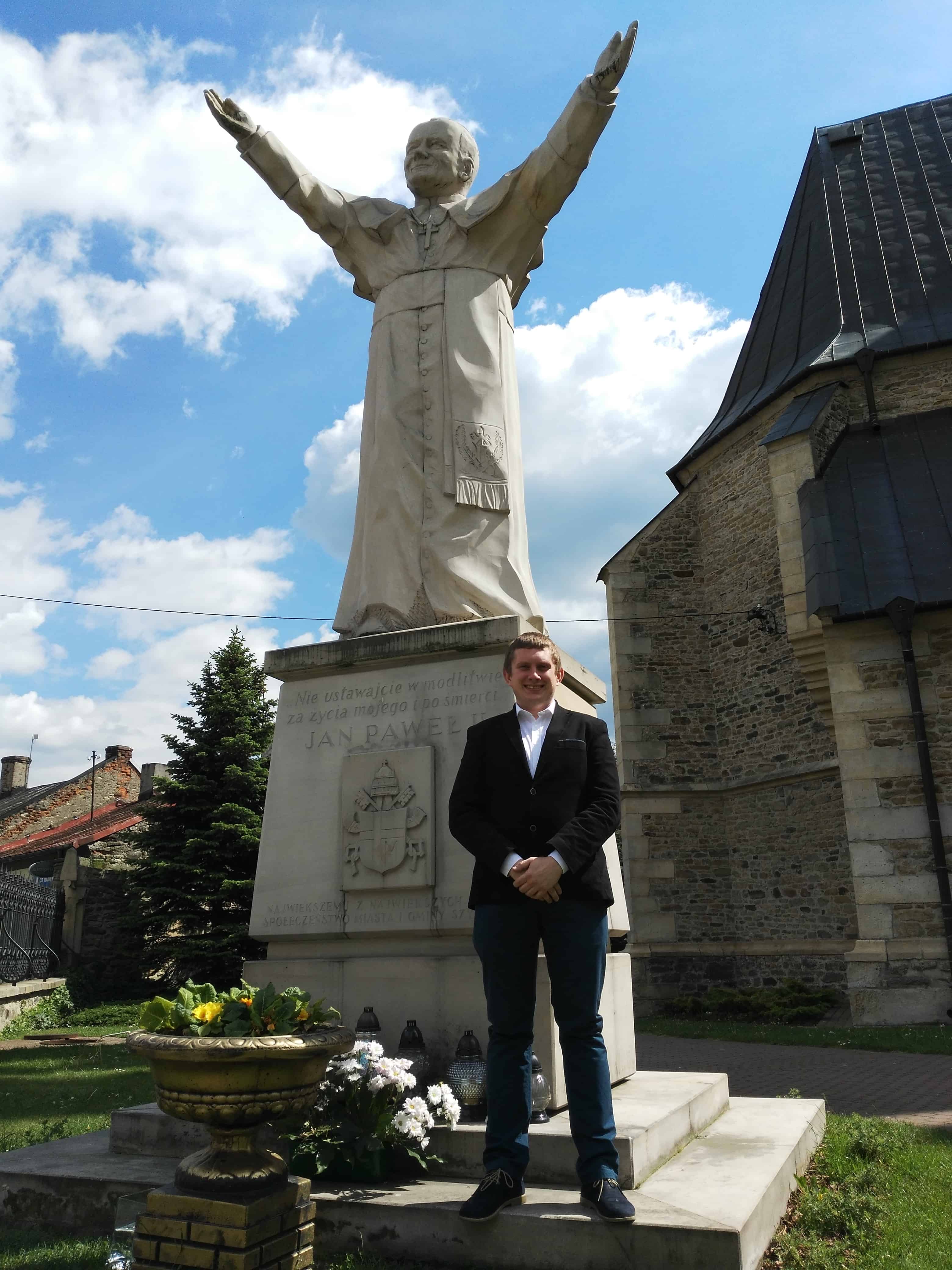 Szydłowiec Pomnik Jana Pawła II